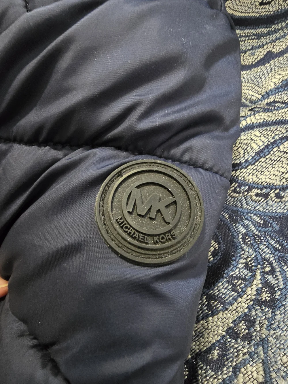 Michael Kors Baby Puffer Jacket (18 Months) - Navy Blue